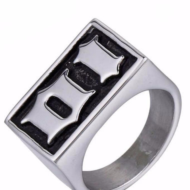 Rock N Roll Punk Silver Ring