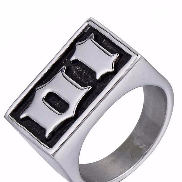 Rock N Roll Punk Silver Ring