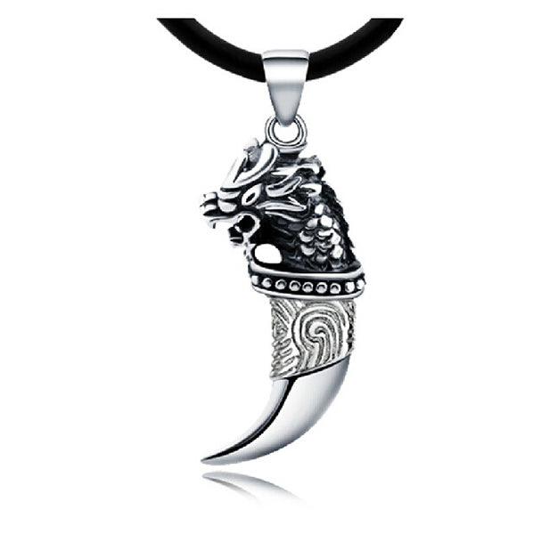 Wolf Tooth Silver Necklace