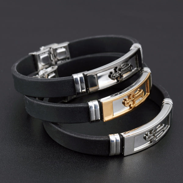 Pure and Divine Cross Bracelet For Men