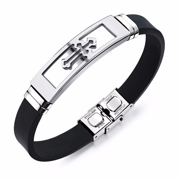 Pure and Divine Cross Bracelet For Men