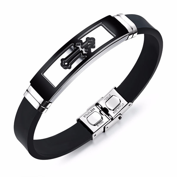 Pure and Divine Cross Bracelet For Men