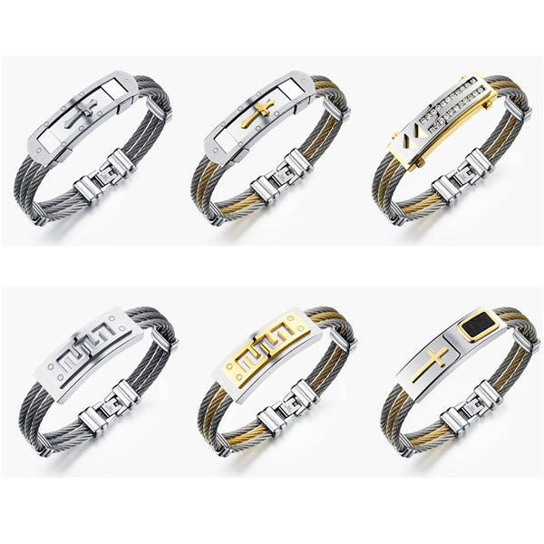 Christianity Chain Silver Bracelet