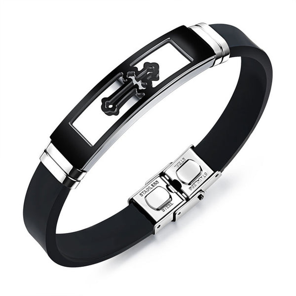 Pure and Divine Cross Bracelet For Men