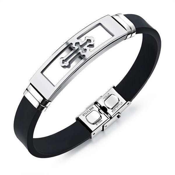 Pure and Divine Cross Bracelet For Men